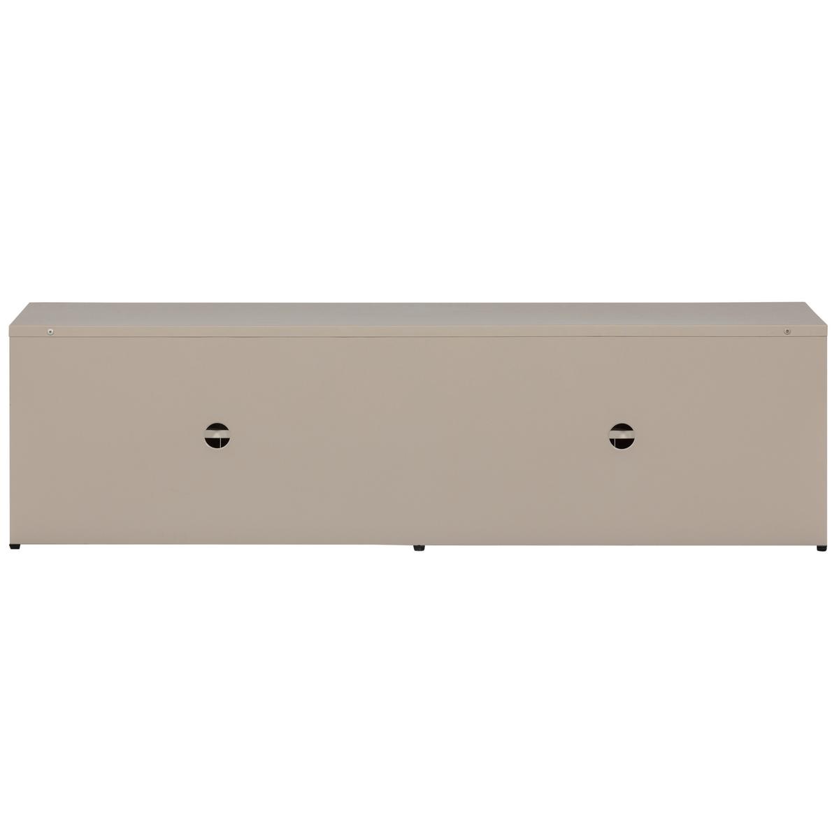 Lowboard Level Sandfarben - Sandfarben, Design, Metall (160/44/44cm) - Livetastic