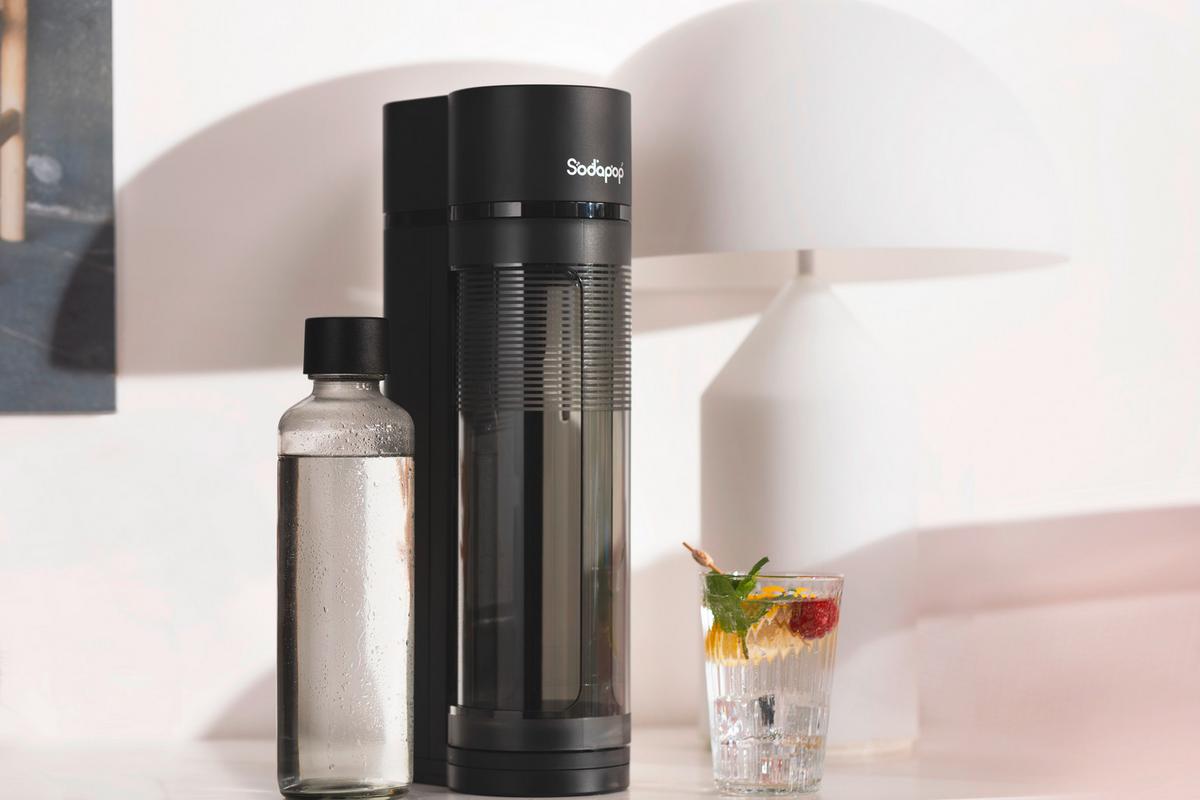 SATURATOR 10026731 - czarny, Basics, tworzywo sztuczne/szkło (11.2/42.6/18.8cm) - Sodapop