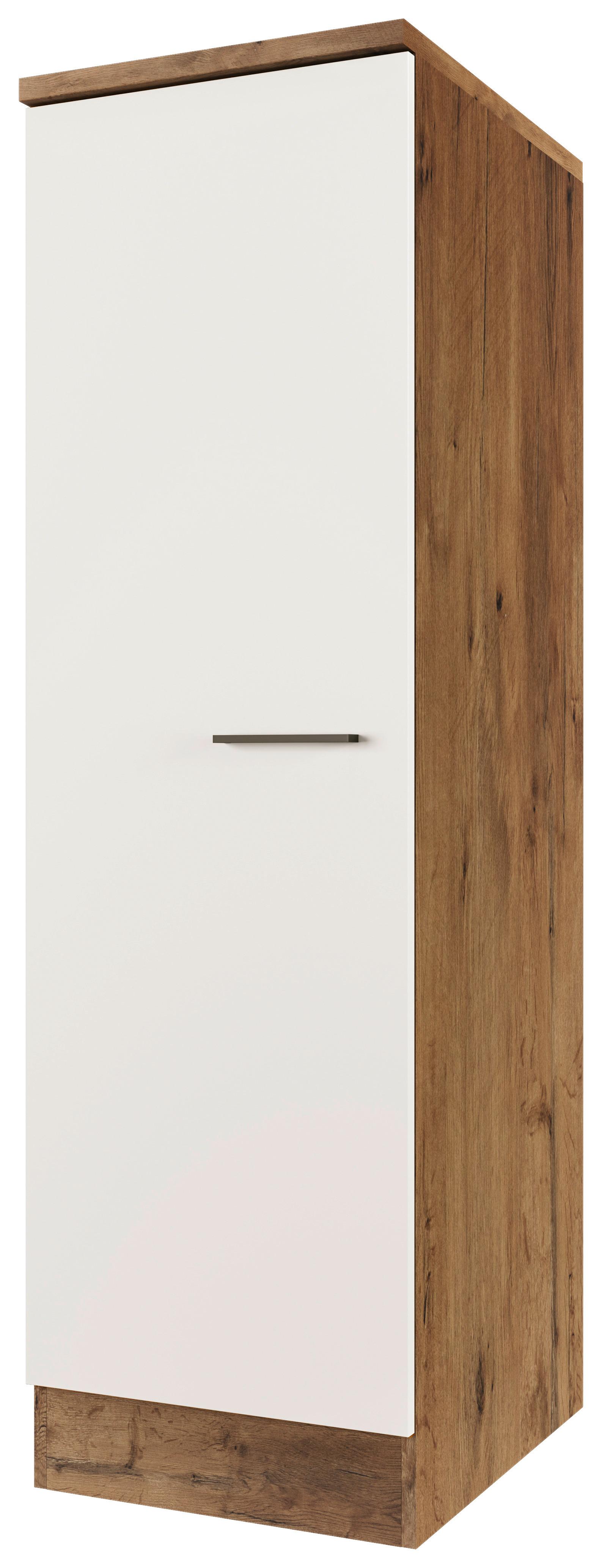 Geschirrschrank Avila Eichefarben/Magnolie - Eichefarben/Magnolie, KONVENTIONELL, Holzwerkstoff/Metall (50/168,5/60cm) - FlexWell