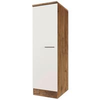 Geschirrschrank Avila Eichefarben/Magnolie - Eichefarben/Magnolie, KONVENTIONELL, Holzwerkstoff/Metall (50/168,5/60cm) - FlexWell