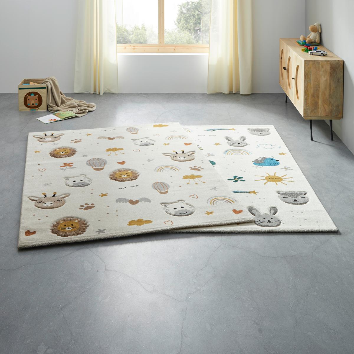 Otroška Preproga Sunny 1, Bež, Rjava, 120x170 Cm - bež/rjava, Basics, tekstil (120/170cm) - Mömax