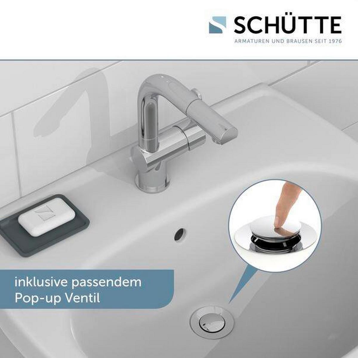 Waschtischarmatur London aus Metall - Chromfarben, Basics, Metall (7,9/22,5/19,5cm) - Schütte