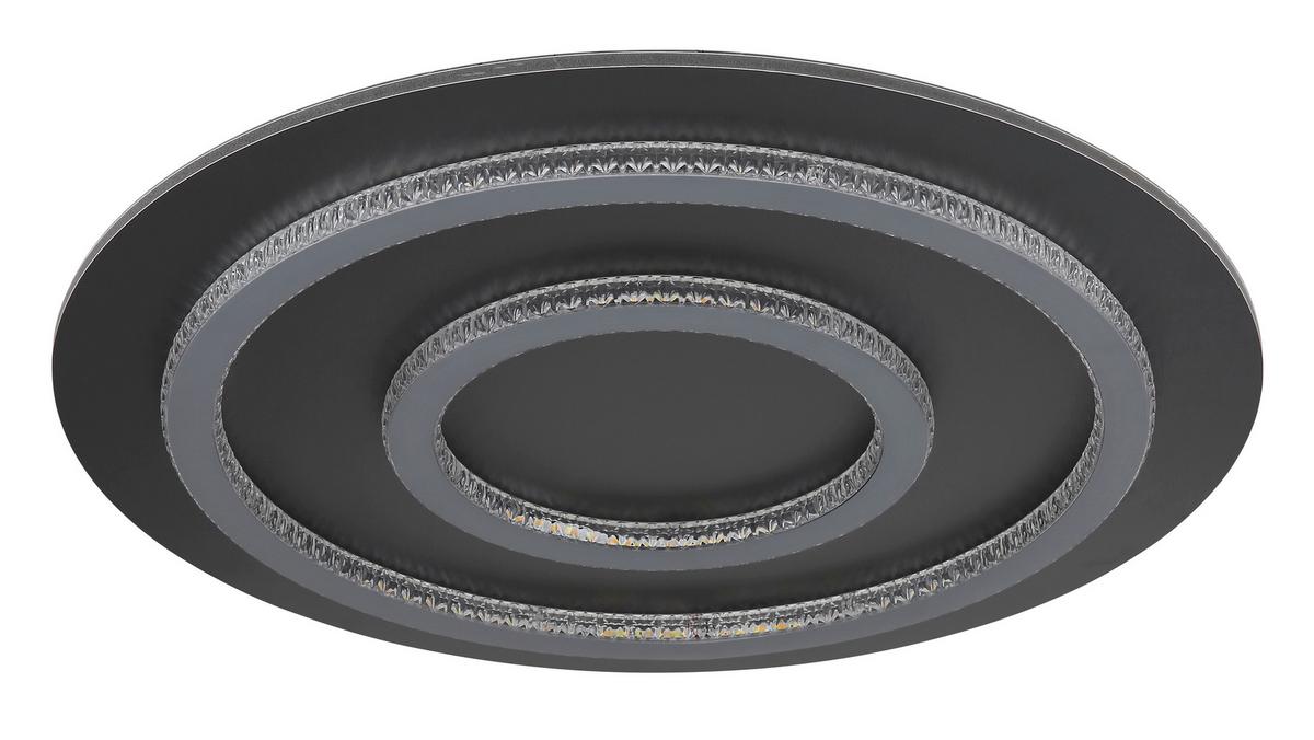 LED-DECKENLEUCHTE 48042-60A  JAYDEN - clair/gris clair, Design, métal/matière synthétique (55/6cm) - Globo