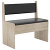 Klop Esal, Hrast - hrast sonoma, Moderno, leseni material (80/80/42cm) - MID.YOU