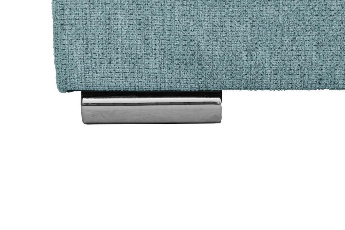 Kutna Garnitura Senso - tirkizna/boje kroma, Moderno, tekstil/drvo (183/346/197cm) - Modern Living