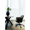 SNURRSTOL VALLETTA - svart/antracit, Klassisk, metall/textil (63/82-88/61cm) - Premium Living