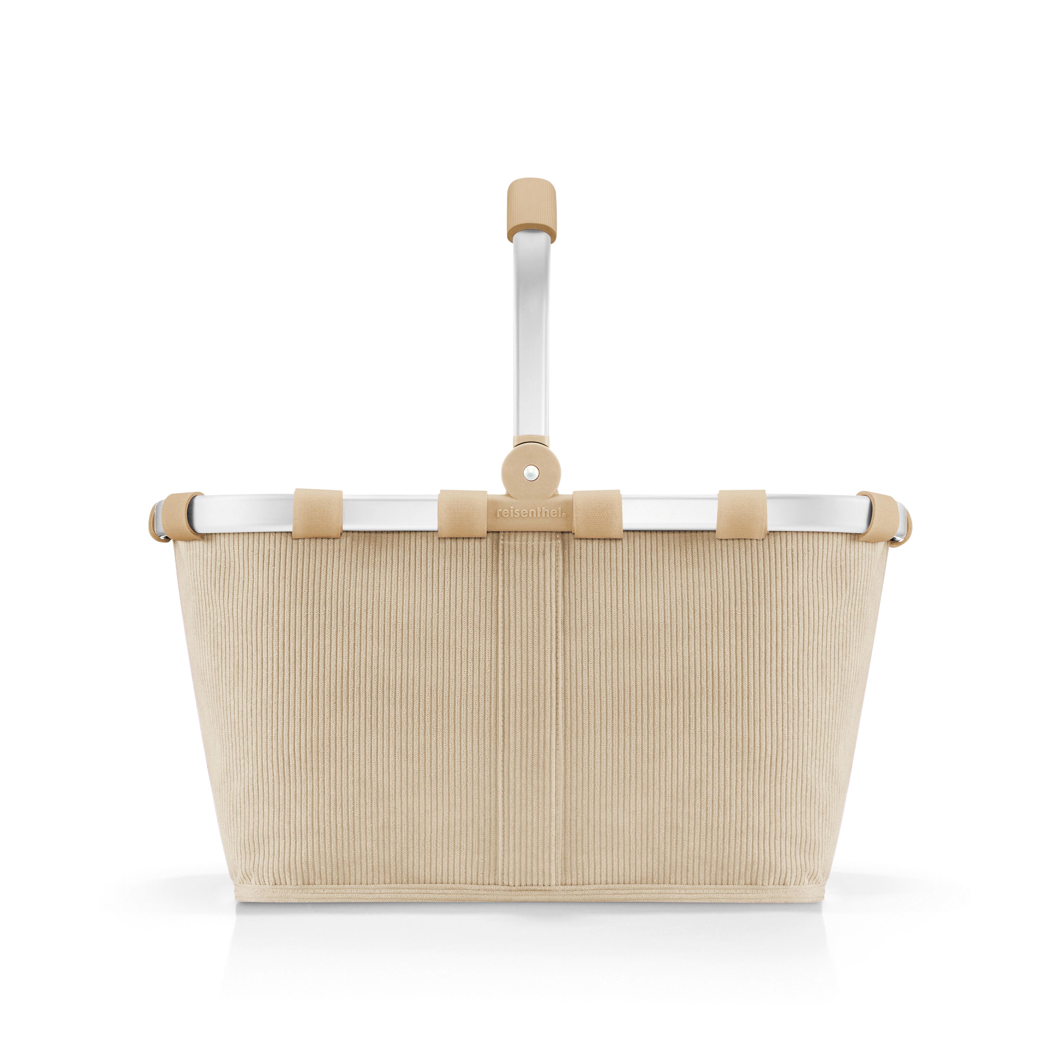 TORBA NA ZAKUPY CARRYBAG CORD EXCLUSIVE - beżowy, Basics, tkanina (48/29/28cm) - Reisenthel