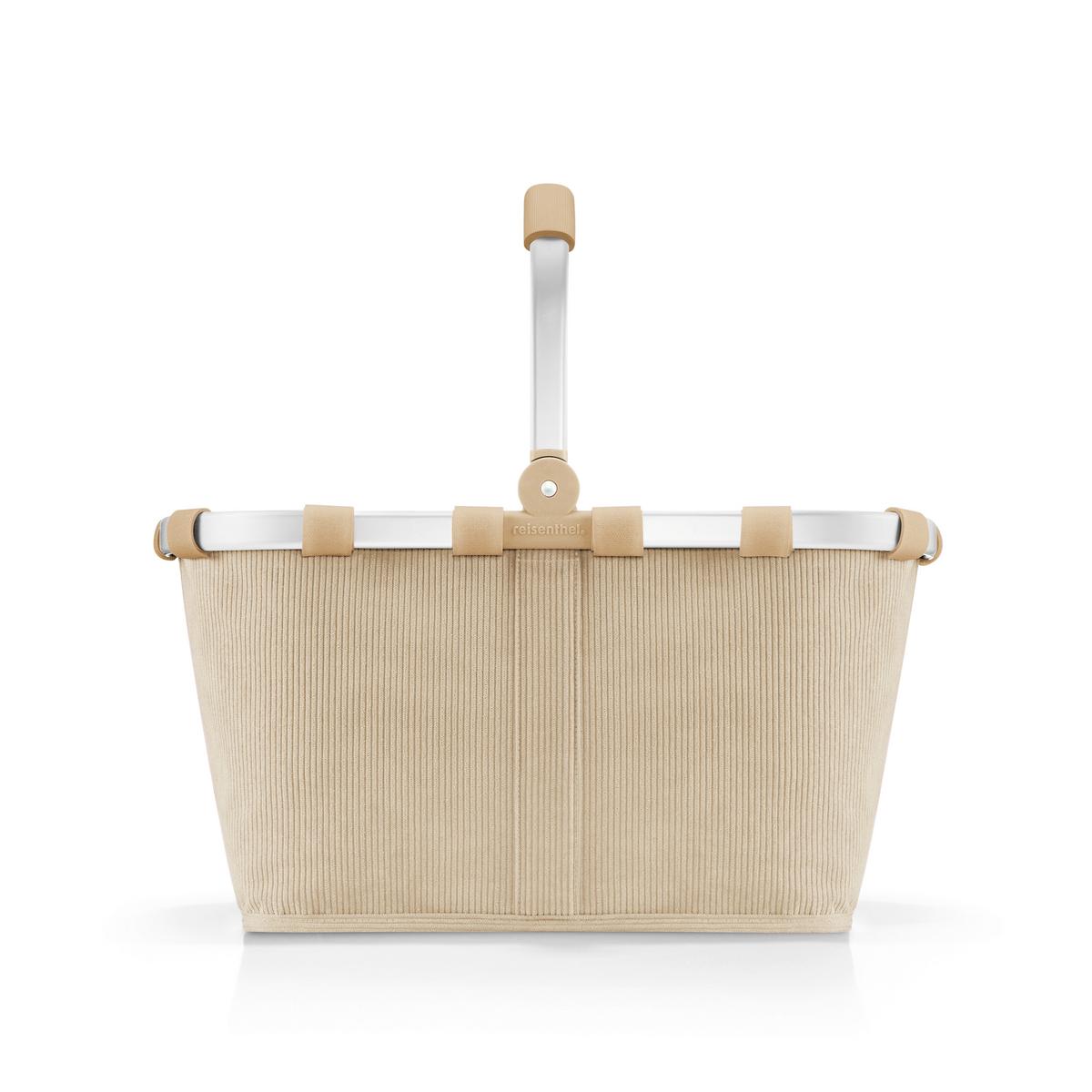 TORBA NA ZAKUPY CARRYBAG CORD EXCLUSIVE - beżowy, Basics, tkanina (48/29/28cm) - Reisenthel