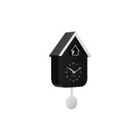 ZEGAR ŚCIENNY DUPLA COLOR CUCKOO - czarny, Basics, tworzywo sztuczne (41.5/21.5cm) - Karlsson