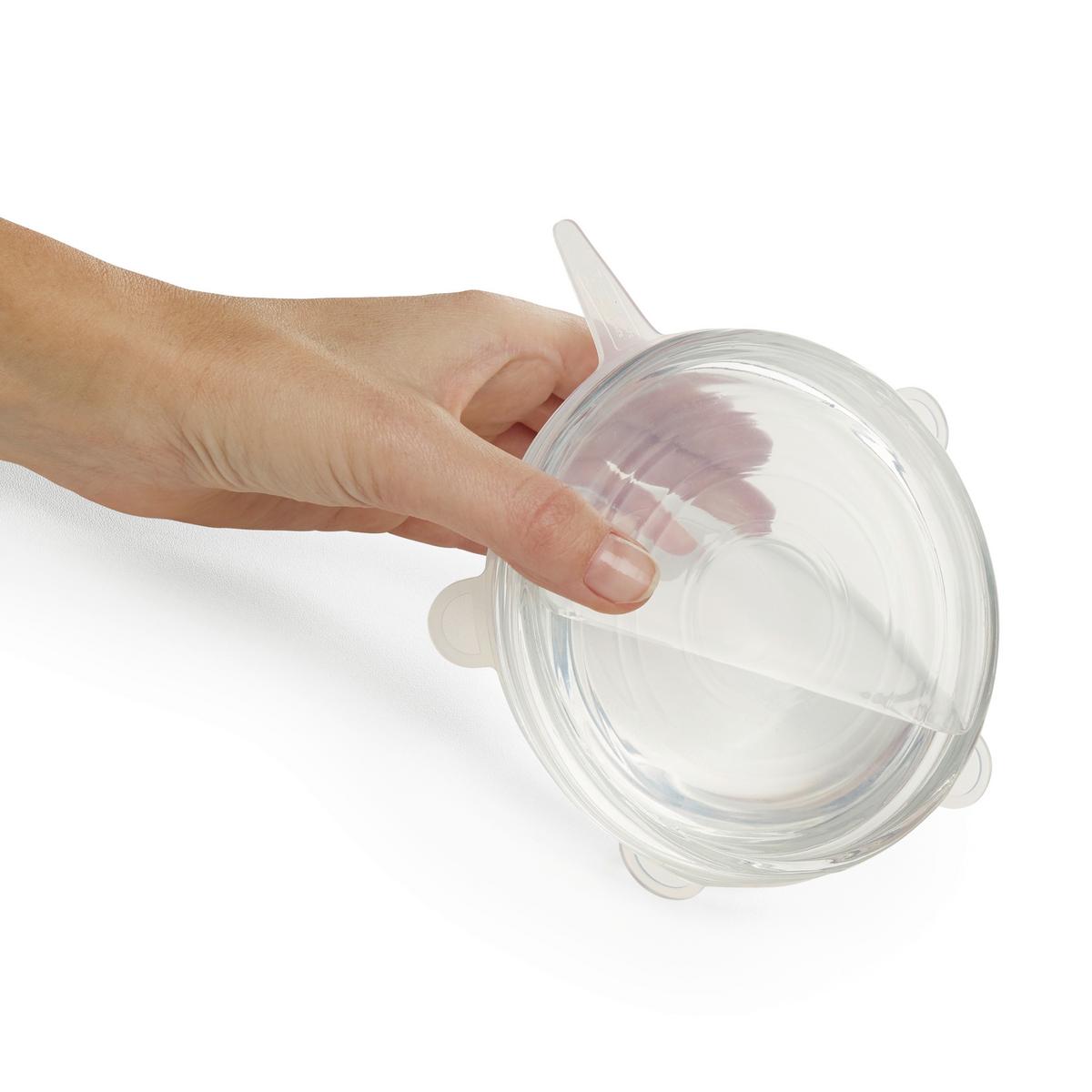 Szilikonfedő Szett Universal - áttetsző/átlátszó, műanyag - Modern Living