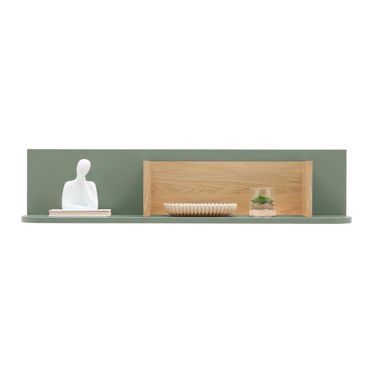 Wandboard Lagos Salbeigrün/Eiche Artisan - Salbeigrün/Eiche Artisan, MODERN, Holzwerkstoff (120/27/23,4cm) - Premium Living