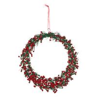 Biljka Umjetna Beerenkränzchen - zelena/crvena, Basics, plastika (25cm) - Mömax