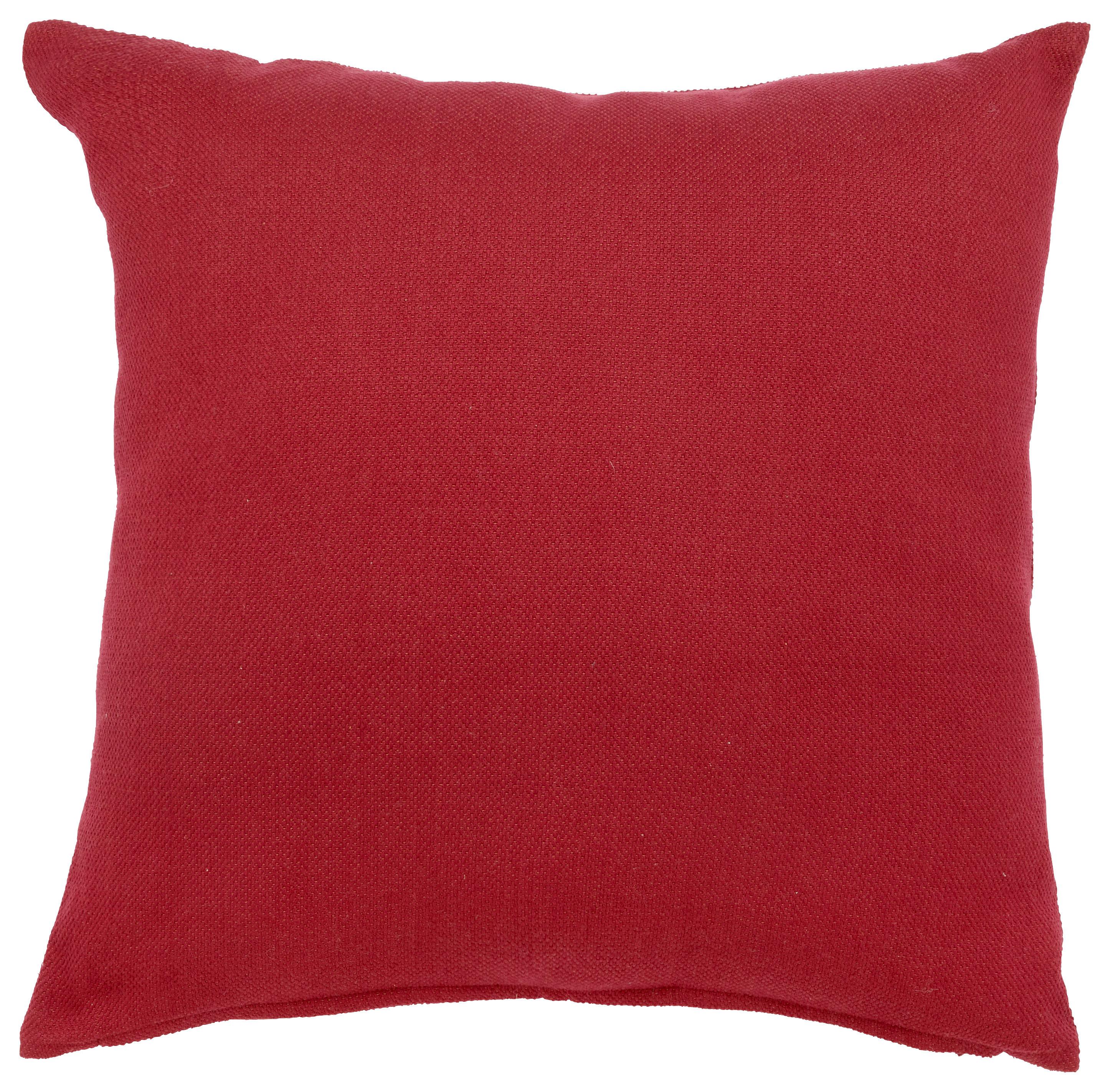 Zierkissen Chris in Bordeaux ca. 50x50cm - Bordeaux, MODERN, Textil (50/50cm) - Premium Living