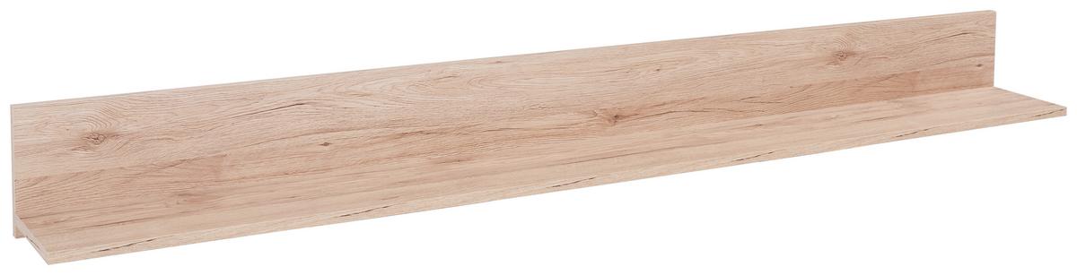 Zidna Polica Malta - boje hrasta, Moderno, drvni materijal (180/18/20cm) - Modern Living