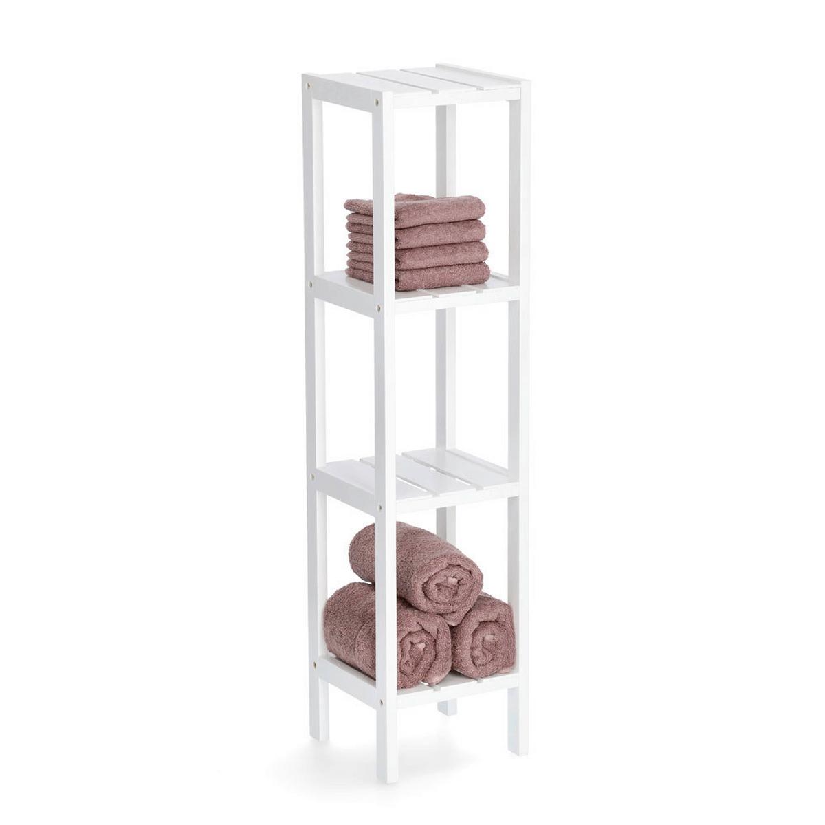 Standregal Weiß - Weiß, Basics, Holz (22/22/92cm) - Zeller Present
