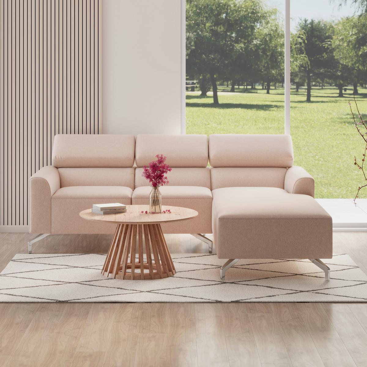 Couchtisch Ennio Eichefarben MDF - Eichefarben, MODERN, Holz/Holzwerkstoff (80/40/80cm) - Bessagi Home