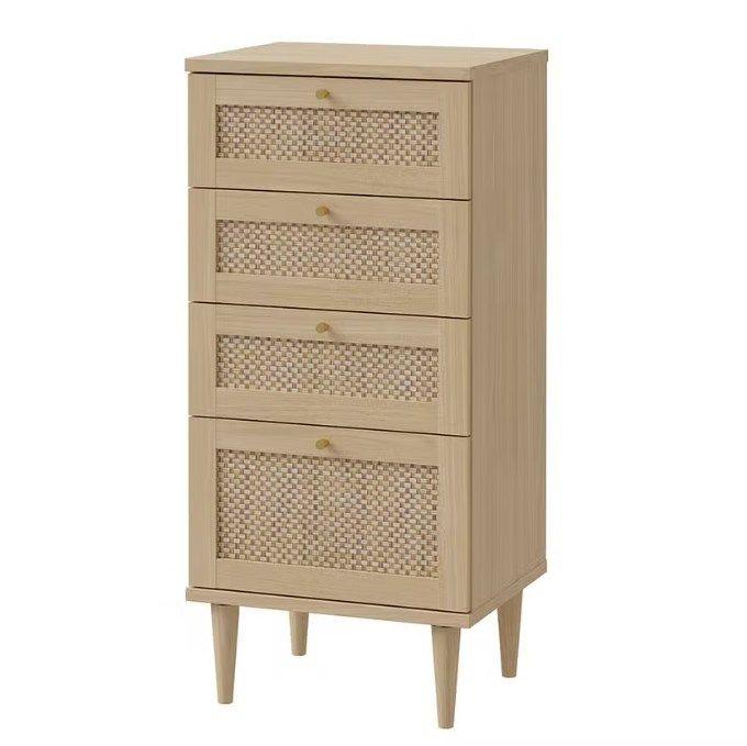 Comodă CALASETTA - bej/culoare lemn stejar, Romantik / Landhaus, material pe bază de lemn (50,4/108,9/41,4cm) - Premium Living
