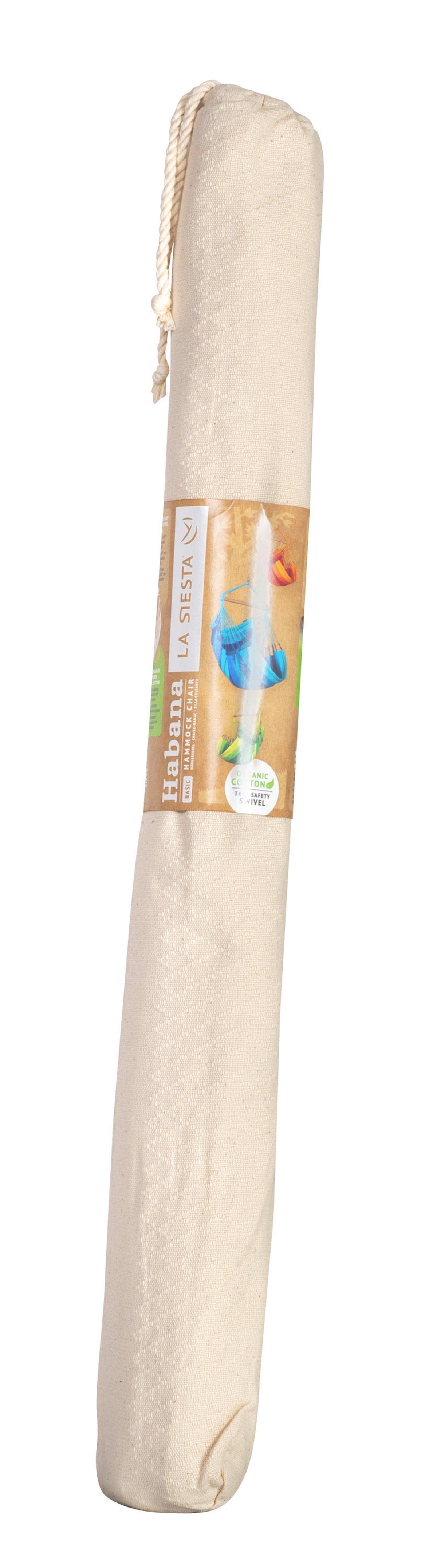 Hängesessel Basic Hammock Echtholz Weiß - Weiß, KONVENTIONELL, Holz/Textil (90/145/140cm) - La Siesta