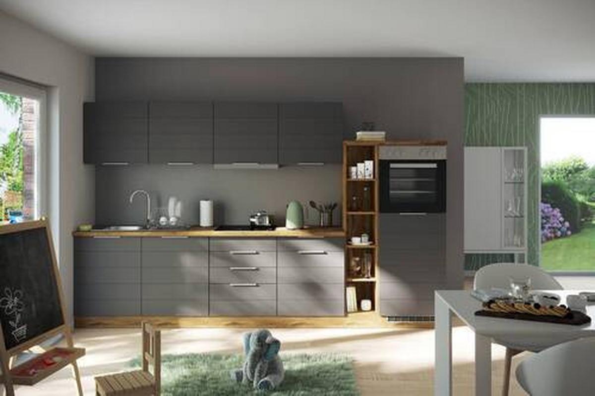 Regal Florenz ca. 30 cm Eiche Wotan Dekor - Eiche Wotan, Design, Holzwerkstoff (30/166/60cm) - Held