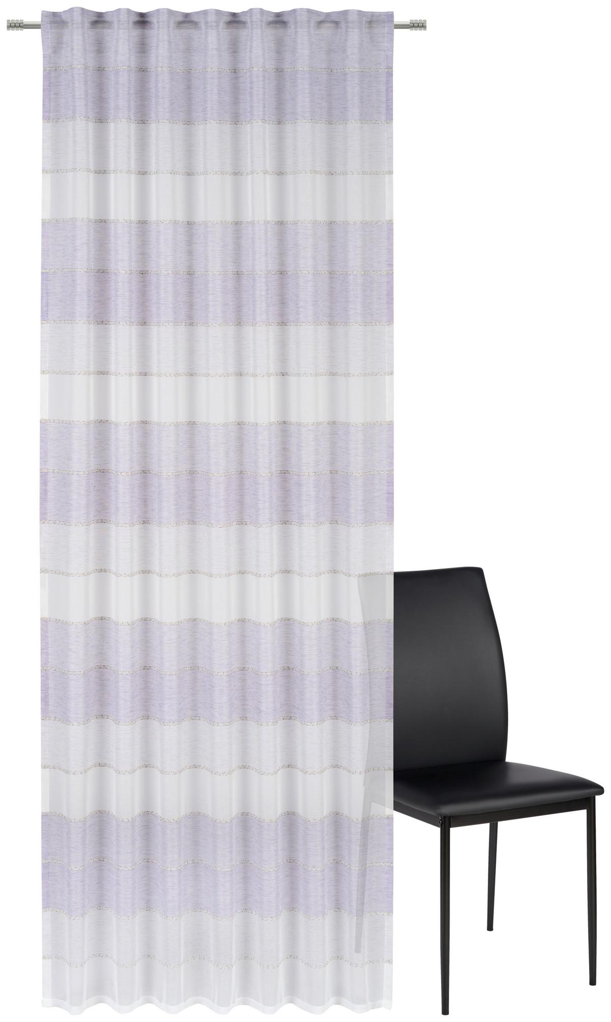 ZASŁONA GOTOWA LARDY - liliowy, Basics, tkanina (140/245cm) - Esposa