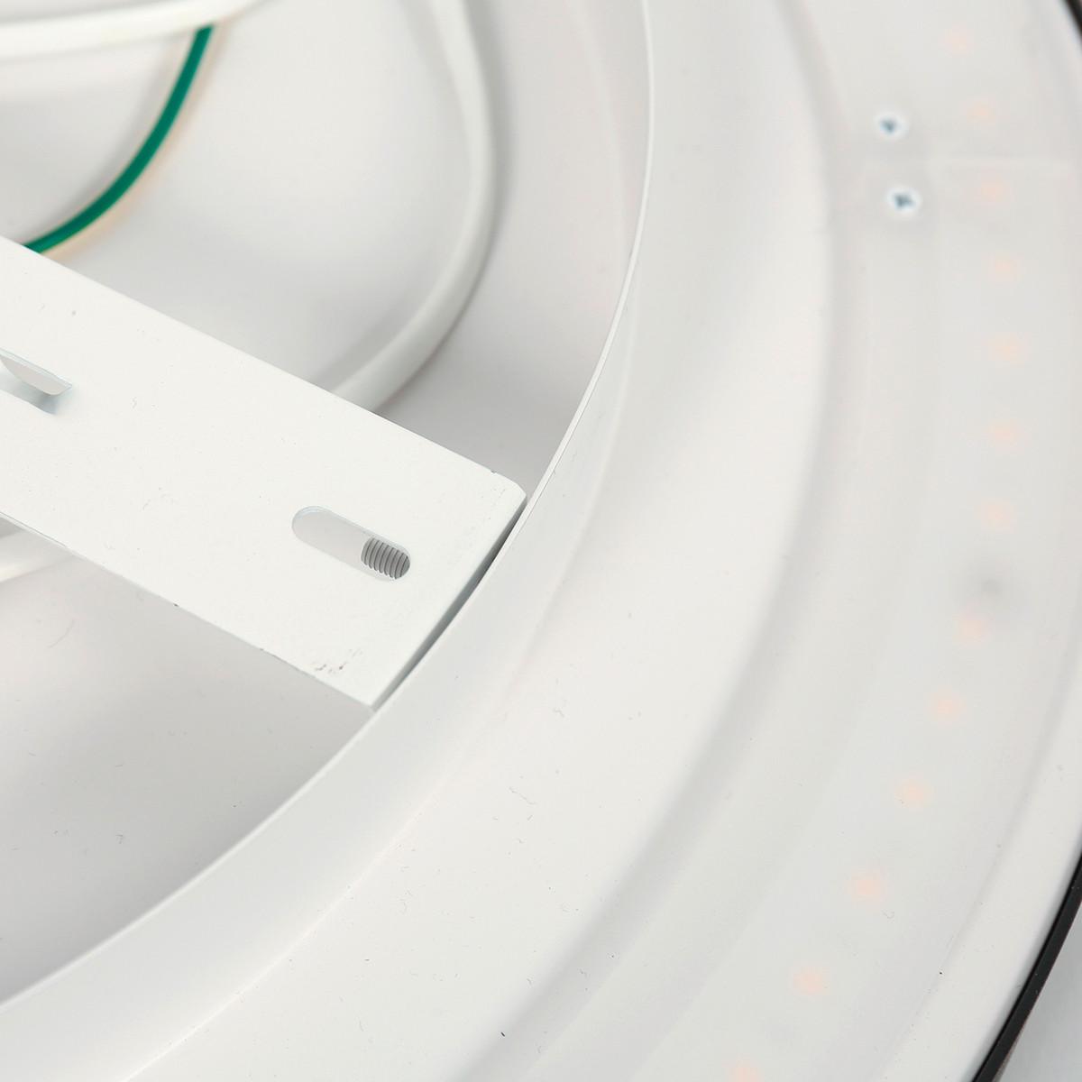 LAMPA SUFITOWA LED 3685ZW RINGLEDE - czarny, Konventionell, tworzywo sztuczne/metal (40/7cm)