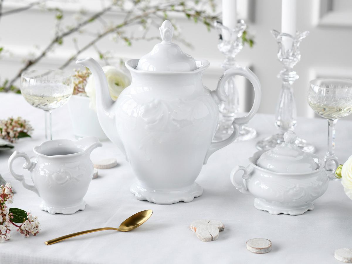 Kavni Servis Frederike, 3-Delni - bela, Basics, keramika - Creatable