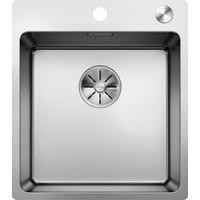 Spüle 525244 Edelstahl seidenglanz - Edelstahlfarben, MODERN, Metall (44/50cm) - Blanco
