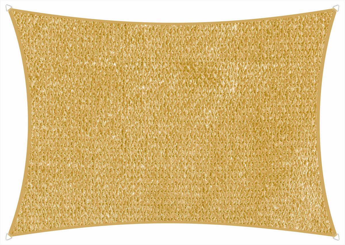 Sonnensegel Lanzarote Rechteck ca.250x0,3x300cm Naturfarben - Naturfarben, Basics, Textil (250/0,3/300cm) - Schneider