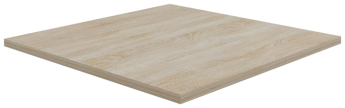 Mizna Plošča Masola, Bela, Hrast - bela/hrast sonoma, Moderno, leseni material (50/8/50cm) - MID.YOU