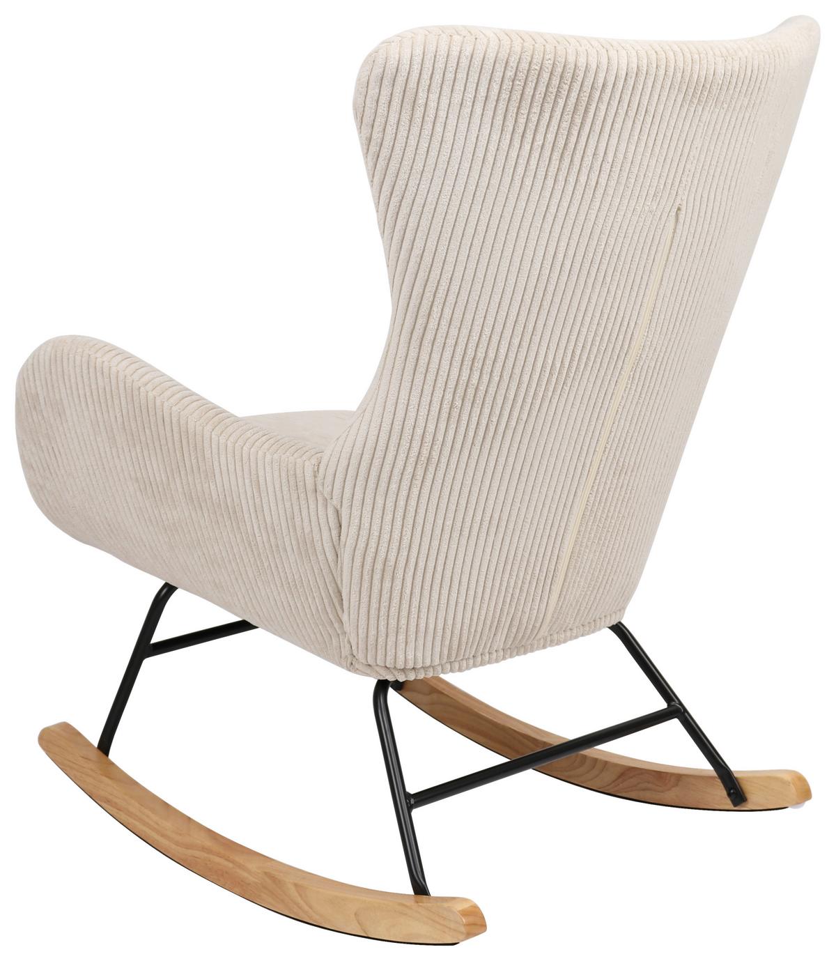 Gugalni Fotelj Granny, Krem Barva - krem barve/naravne barve, Moderno, kovina/tekstil (67/92/85cm)