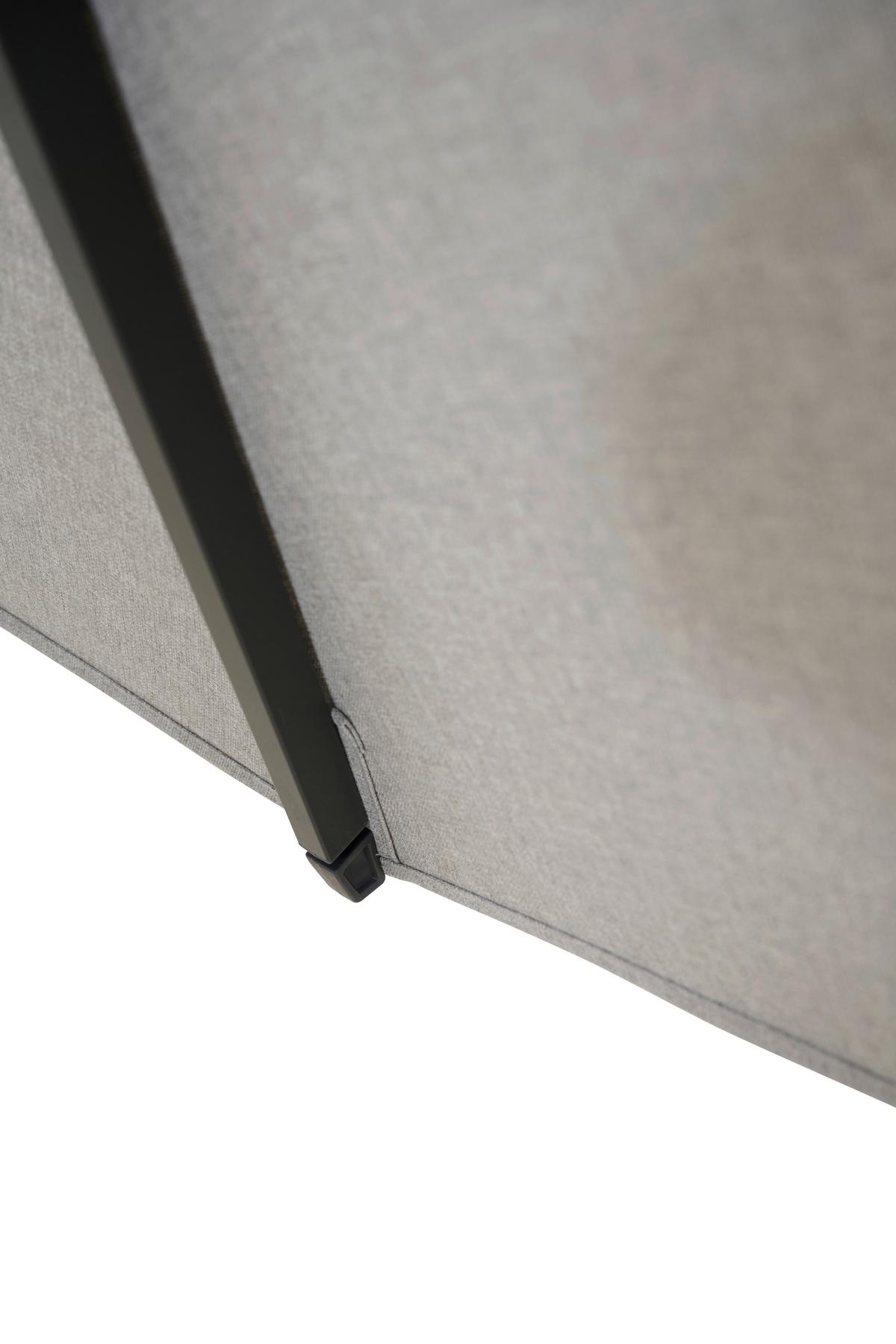 SONNENSCHIRM S08128 - Anthrazit/Hellgrau, MODERN, Textil/Metall (300/300cm) - Siena Garden