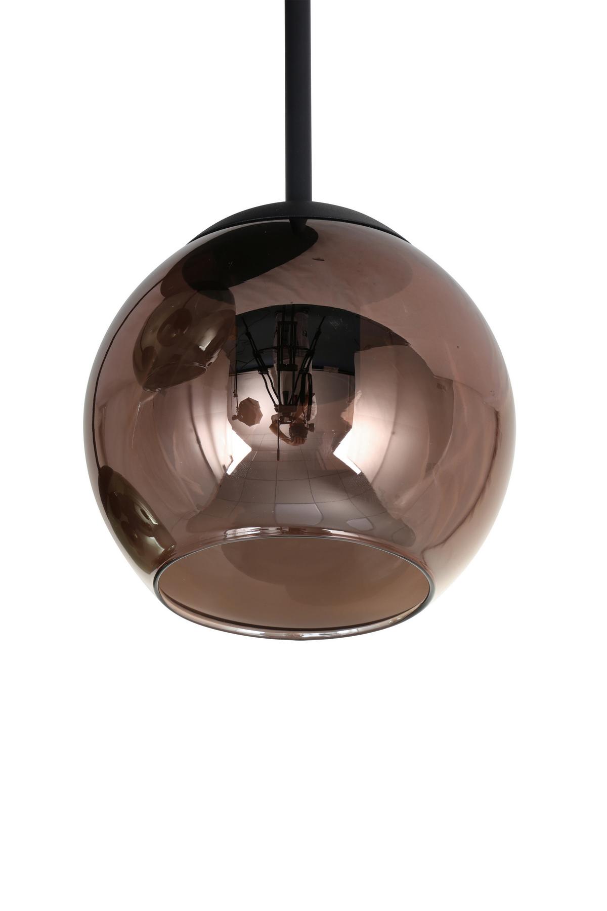 LAMPA WISZĄCA MAIRA - zielony/czerwony, Trend, metal/szkło (34,5/40,5cm) - Novel