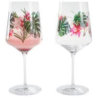 KIELISZEK DO SZPRYCERA 6011001 - różowy/zielony, Lifestyle, szkło (544ml) - Ritzenhoff