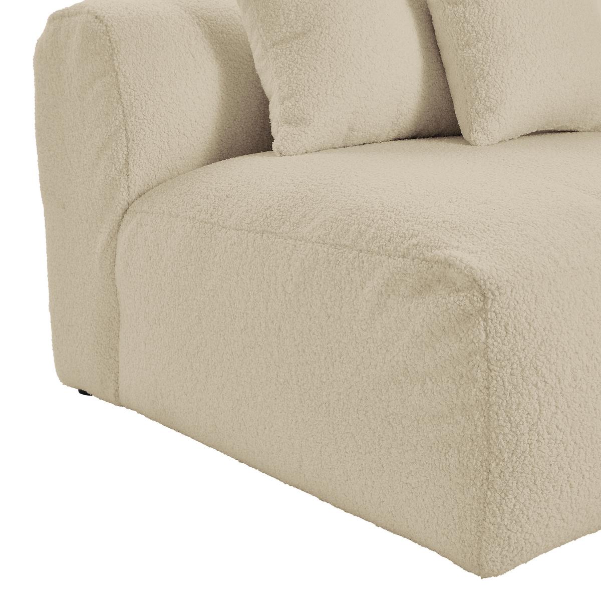 Modul Sofaelement Bloom Beige - Beige, Trend, Textil (85/70/122cm) - Livetastic