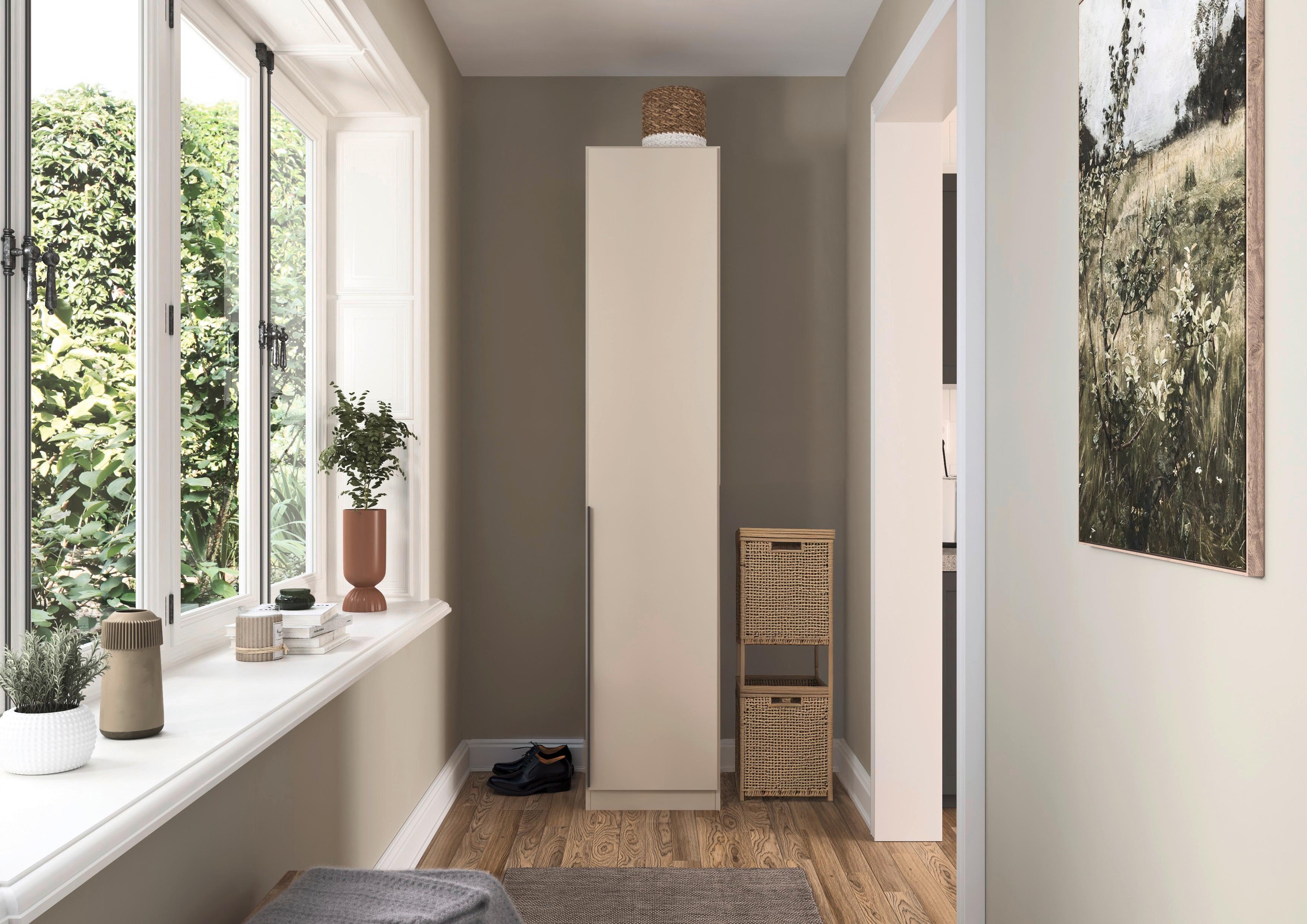 Ormar S Klasičnim Vratima Alabama - boje šampanjca/boje aluminija, Trend, drvni materijal (47/229/54cm) - Modern Living