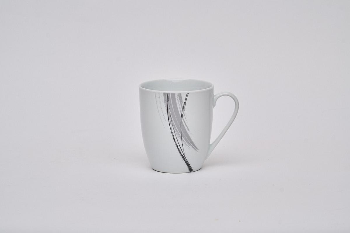 SERWIS OBIADOWO-ŚNIADANIOWY ROMA - czarny/biały, Basics, ceramika - Novel