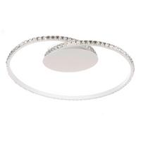 LED-Deckenleuchte Eden Weiß max. 26 Watt - Weiß, Design, Metall (50/10/43cm)