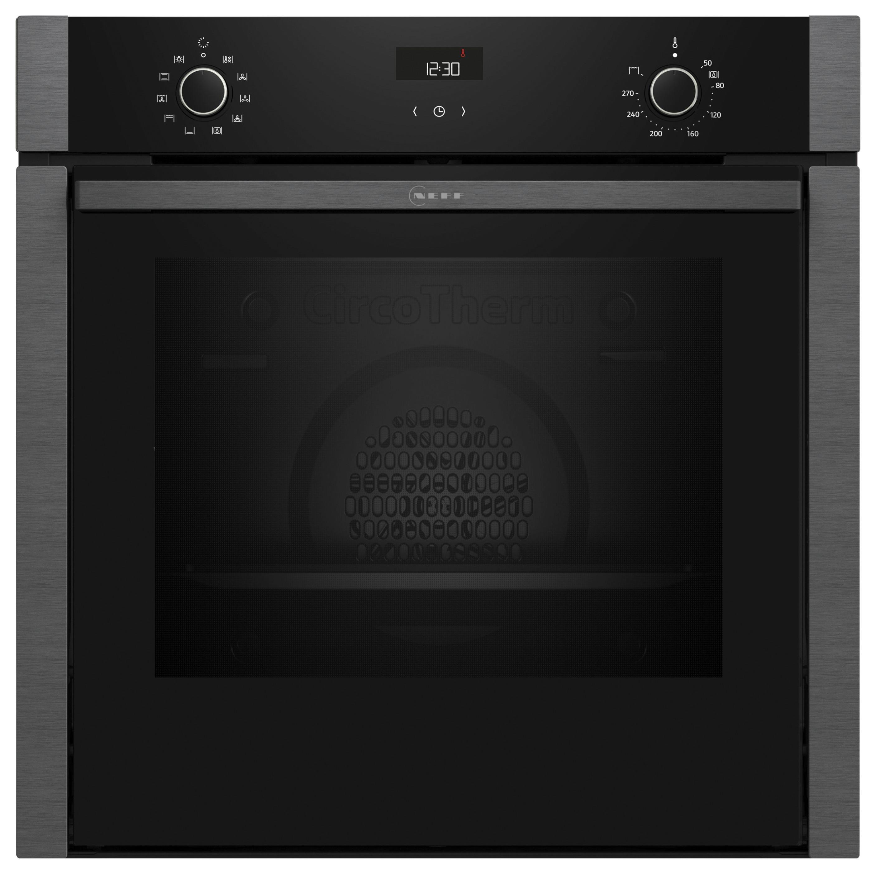 Einbaubackofen B3ACE2AG3 Graphitfarben/Grau - Graphitfarben/Grau, Metall (59,4/59,5/54,8cm) - Neff