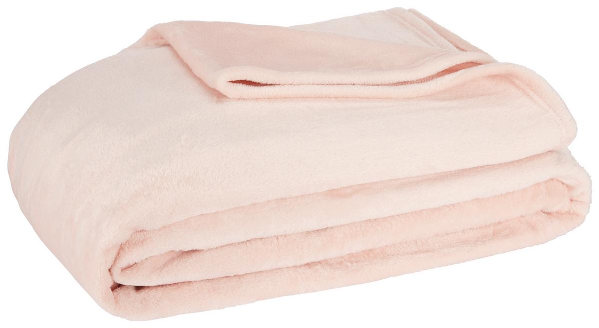 Pătură pufoasă Michael XXL - roz, textil (220/240cm) - Modern Living