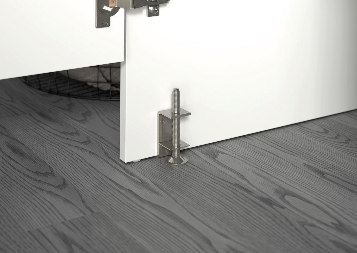 Regal Za Pralnico Free, Bela - bela, Basics, leseni material (242/195/68cm) - MID.YOU