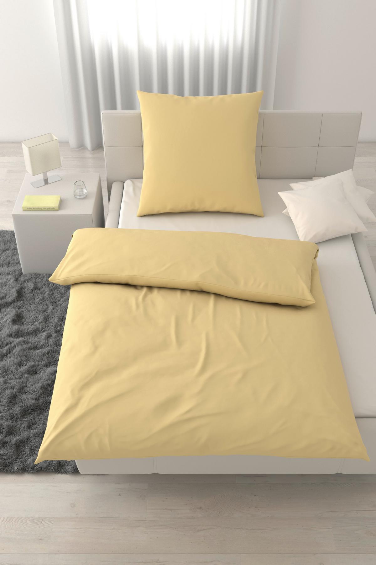 Bettwäsche Elena Gelb ca. 135x200cm - MODERN, Textil (135/200cm) - Mömax