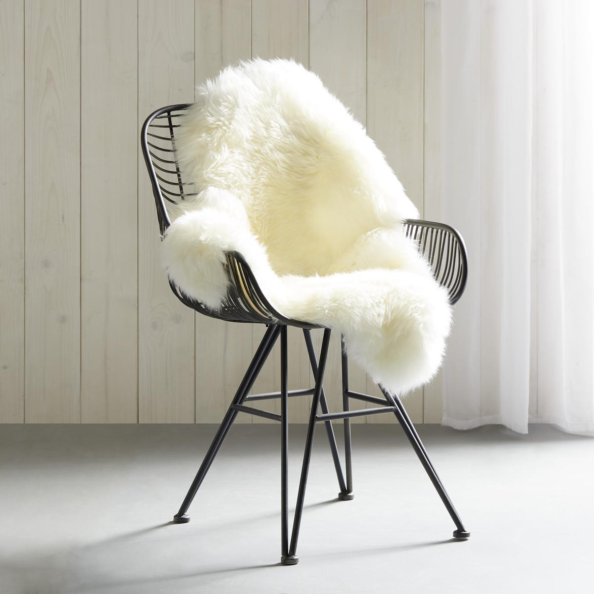 Schaffell Jenny in Weiss ca.90x60cm - Weiss, Fell (60/90-105cm) - Modern Living