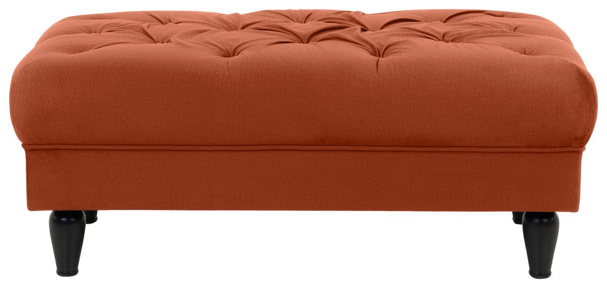 Tabure Cupido - boje hrđe/crna, Design, tekstil/drvo (110/44/56cm) - Mömax