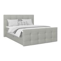 PAT BOXSPRING JOSIE C - argintiu, Modern, plastic/lemn (160/200cm)