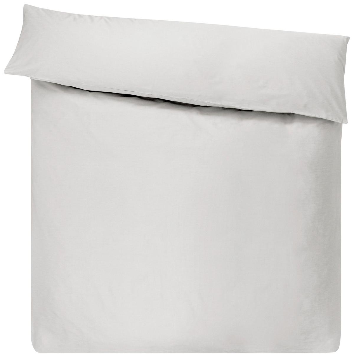 DUVETBEZUG LINA - Hellgrau, Textil (200/210cm)