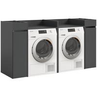 DULAP PENTRU MAșINA DE SPĂLAT FREE - antracit, Basics, material pe bază de lemn (190/101cm) - MID.YOU