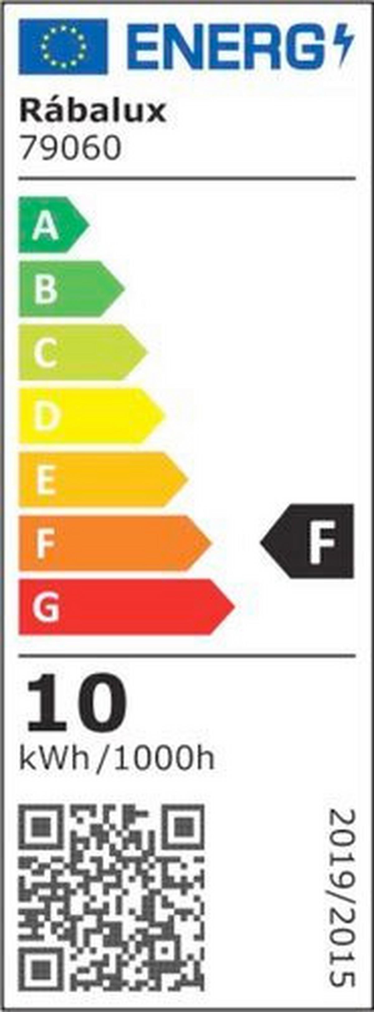 LED Fényforrás E27 10w, 3000k - fehér, műanyag
