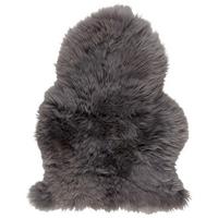 Schaffell Emma in Hellgrau ca. 60x45cm - Hellgrau, Textil (45/60cm) - Mömax