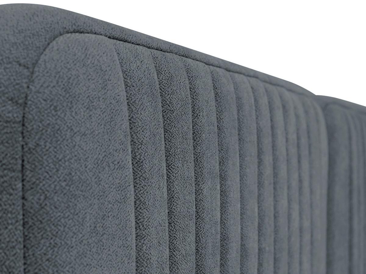 Boxbett Livetto Anthrazit ca. 180x200cm - Anthrazit/Schwarz, KONVENTIONELL, Holz/Textil (180/200cm) - Mömax
