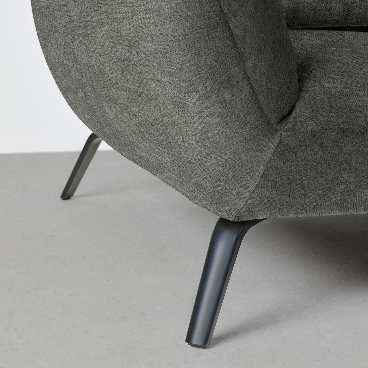 Wohnlandschaft Trendy Dunkelgrau - Dunkelgrau/Schwarz, MODERN, Holzwerkstoff/Textil (310/93/250cm) - Premium Living